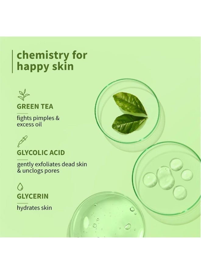 Plum Green Tea Alcohol-Free Face Toner For Oily,Acne-Prone Skin | Alcohol-Free | With Glycolic Acid|Tightens Pores | Controls Oil| Gently Exfoliates Dead Skin Cells | Non-Drying|100% Vegan | 200 ml - Image 3